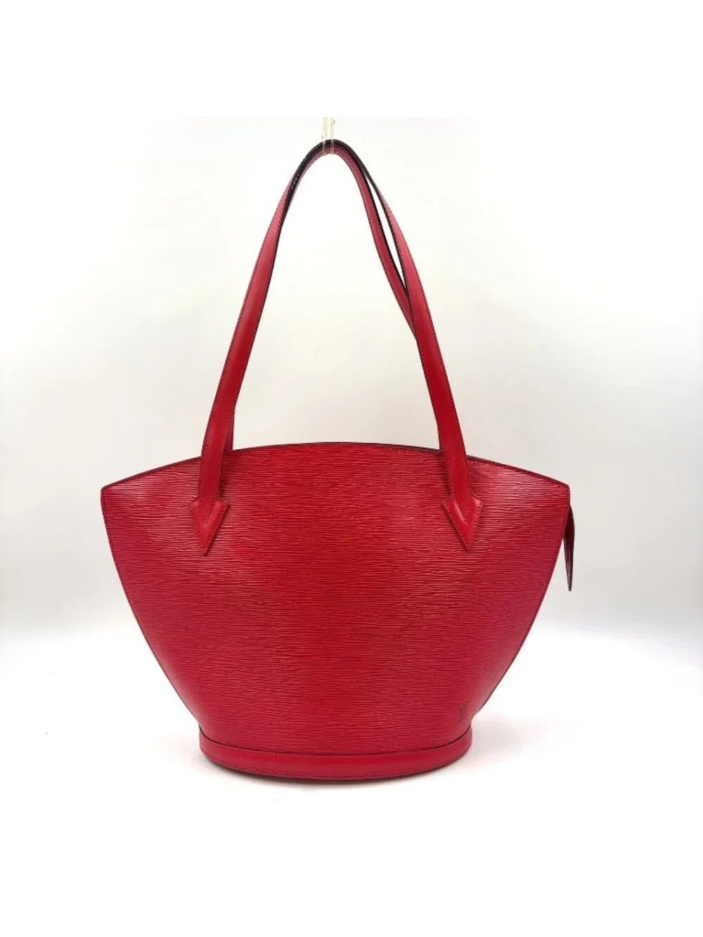 Louis Vuitton Saint Jacques Shopping Epi Castilian Red Leather Shoulder Bag Gold